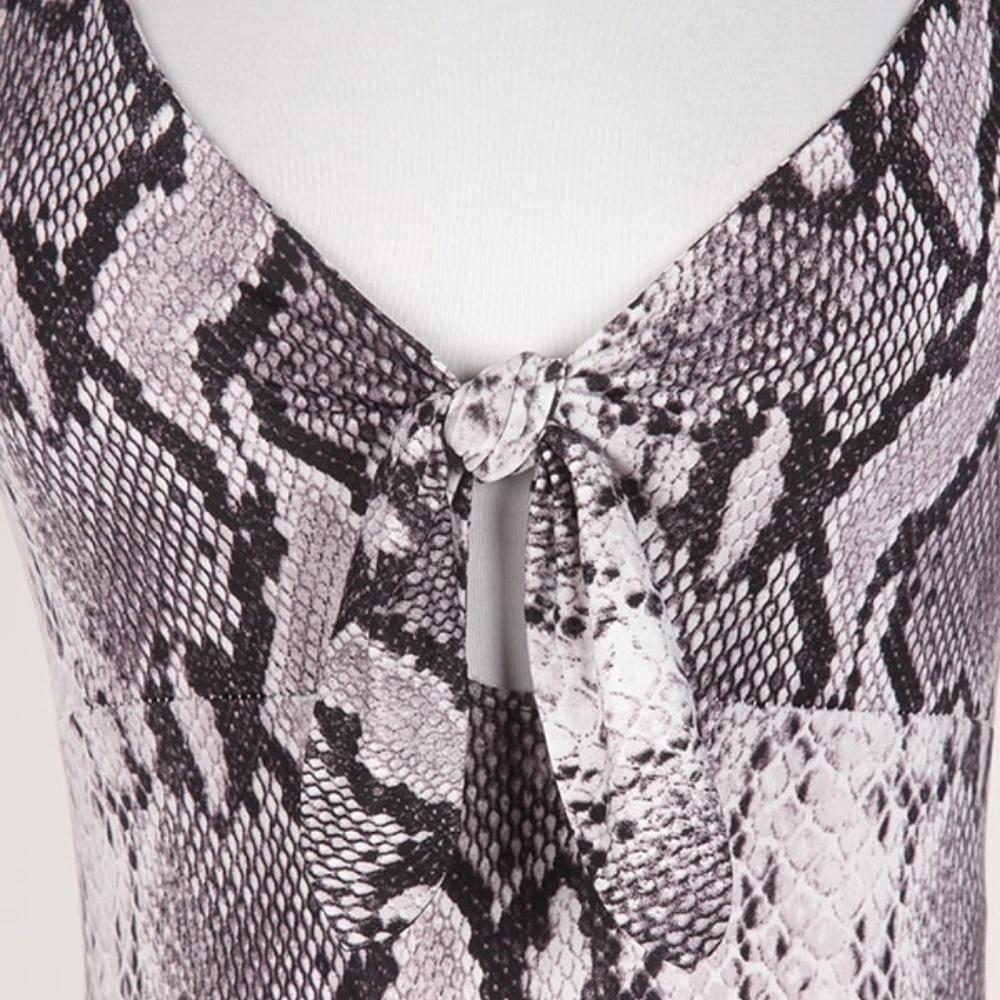 Snake Print Bodysuit - Picture 2 of 5